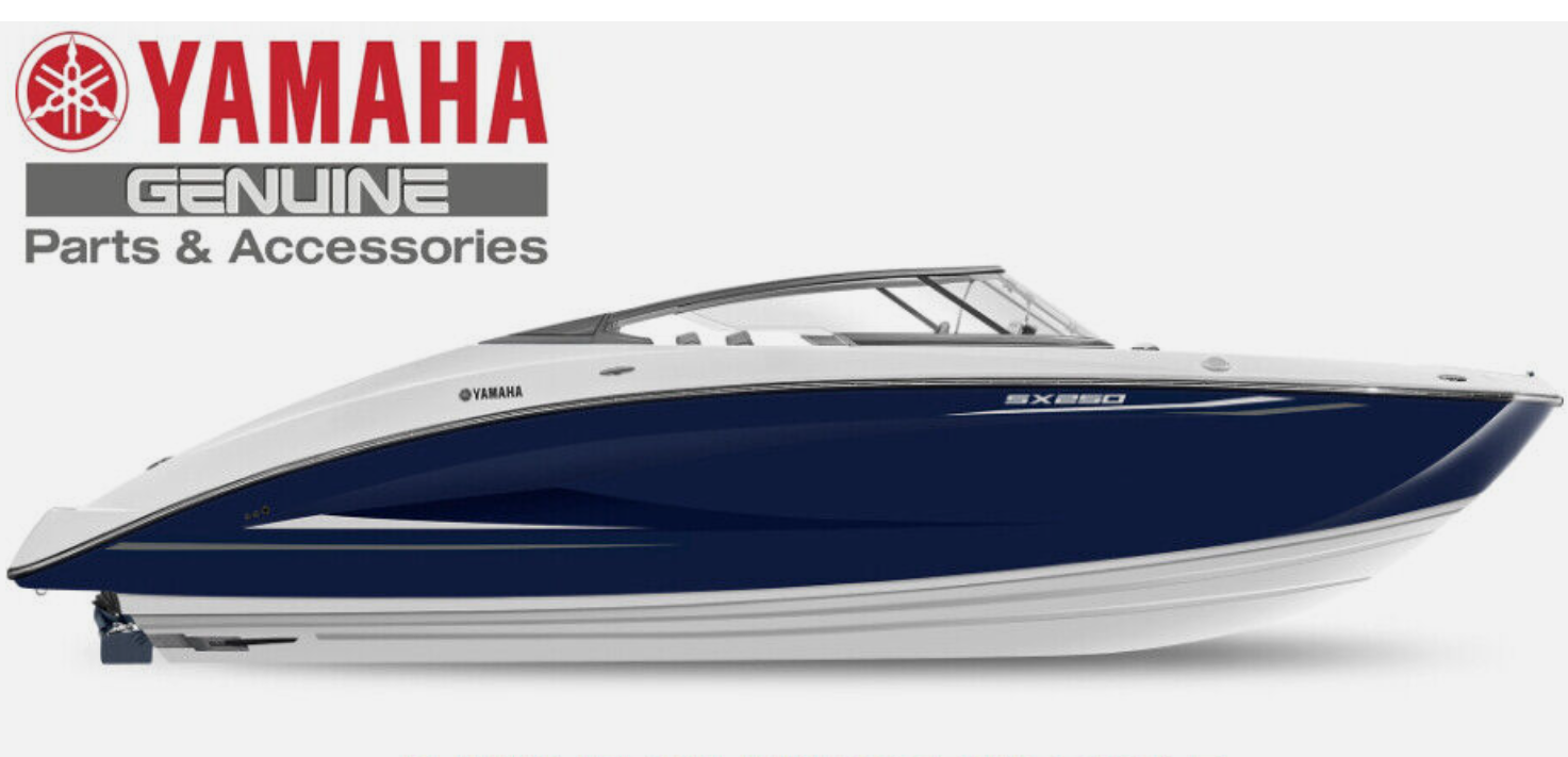 YAMAHA OEM 2021 2022 SX250 Boat Mooring Cover Jet BLACK Premium MAR-250SX-MC-21