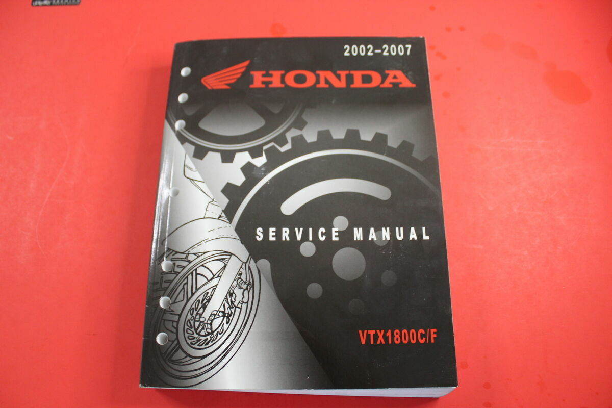 Honda VTX1800C/F 2002-2007 OEM Service Manual PN : 61MCH05