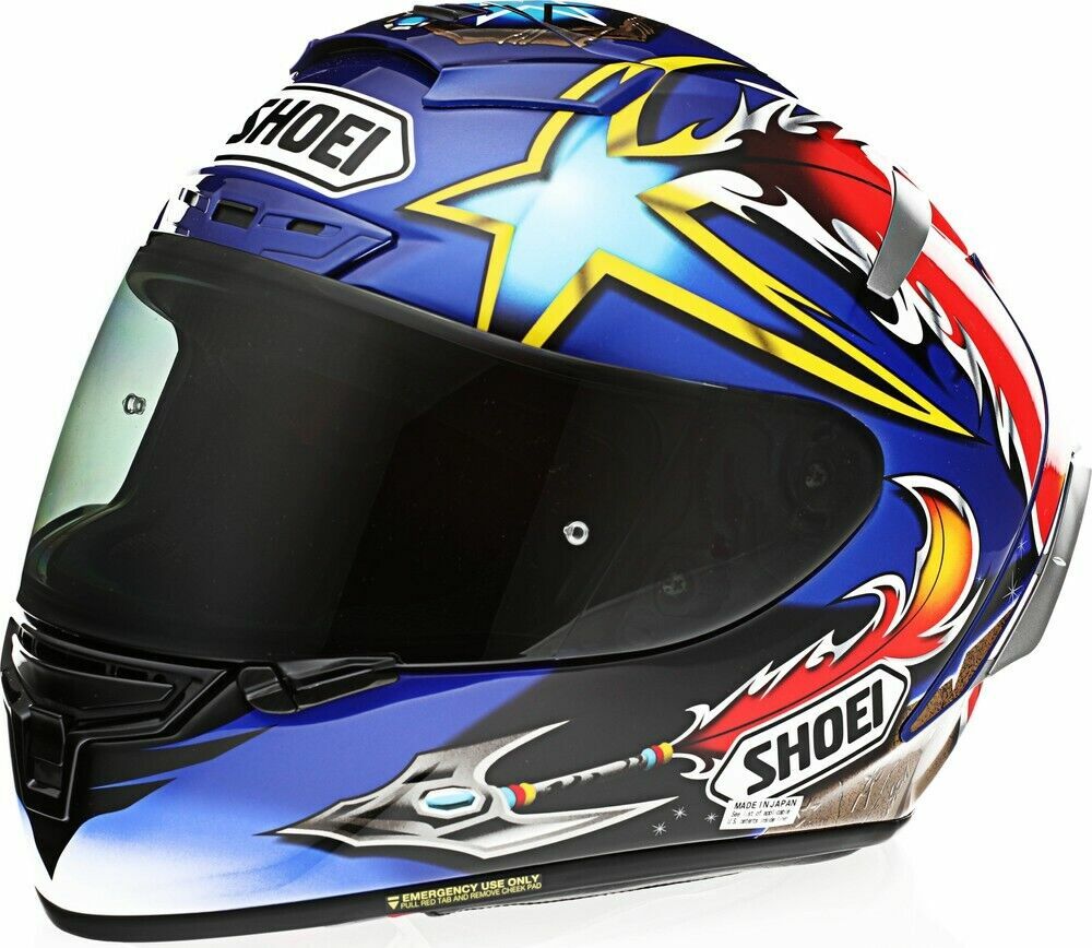 Shoei X-14 Norick 04 TC-2 Helmet Small 0104-3102-04 - Sun