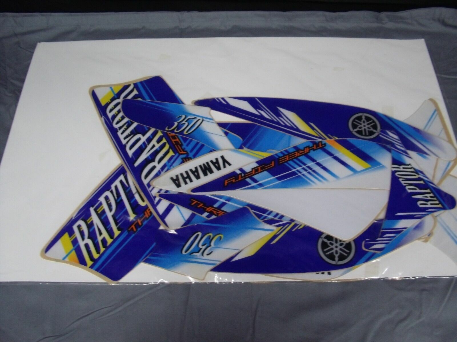 GENUINE OEM Yamaha Raptor 350 SE Graphics Kits (SET OF 2) ATV-1BS25-00