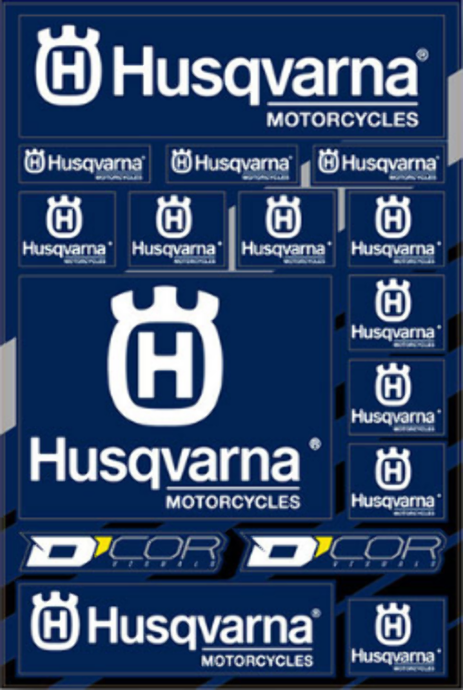 D-COR HUSQVARNA DECAL PACK 135287
