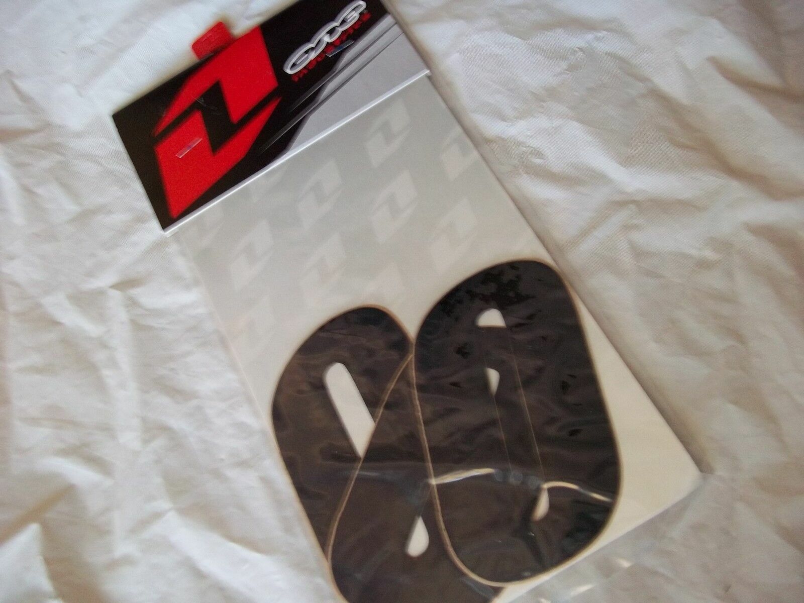ONE INDUSTRIES 4 INCH NUMBER 0 BLACK DECALS NU4-0-BK