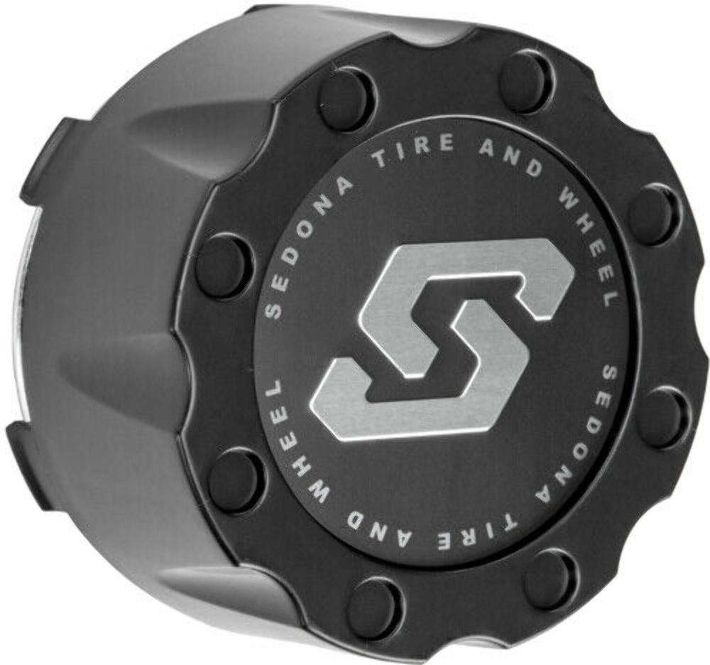 Sedona CP-A8-110B-S Wheel Cap Black Black Black/Black Center Cap 570-0003