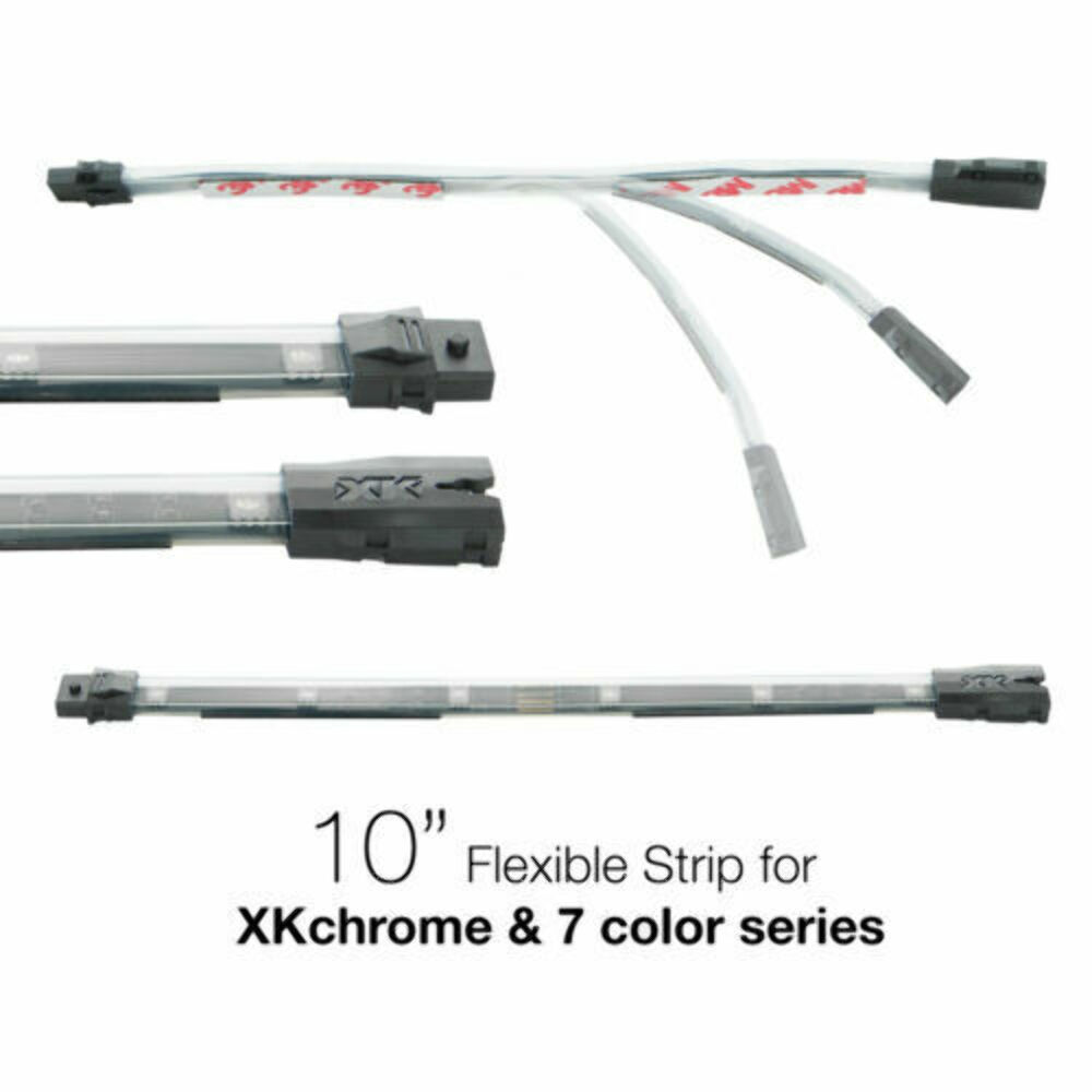 XK 10" Multi Color Flexible S Strip For XKCHROME & 7 Color Series XK-4P-S-10