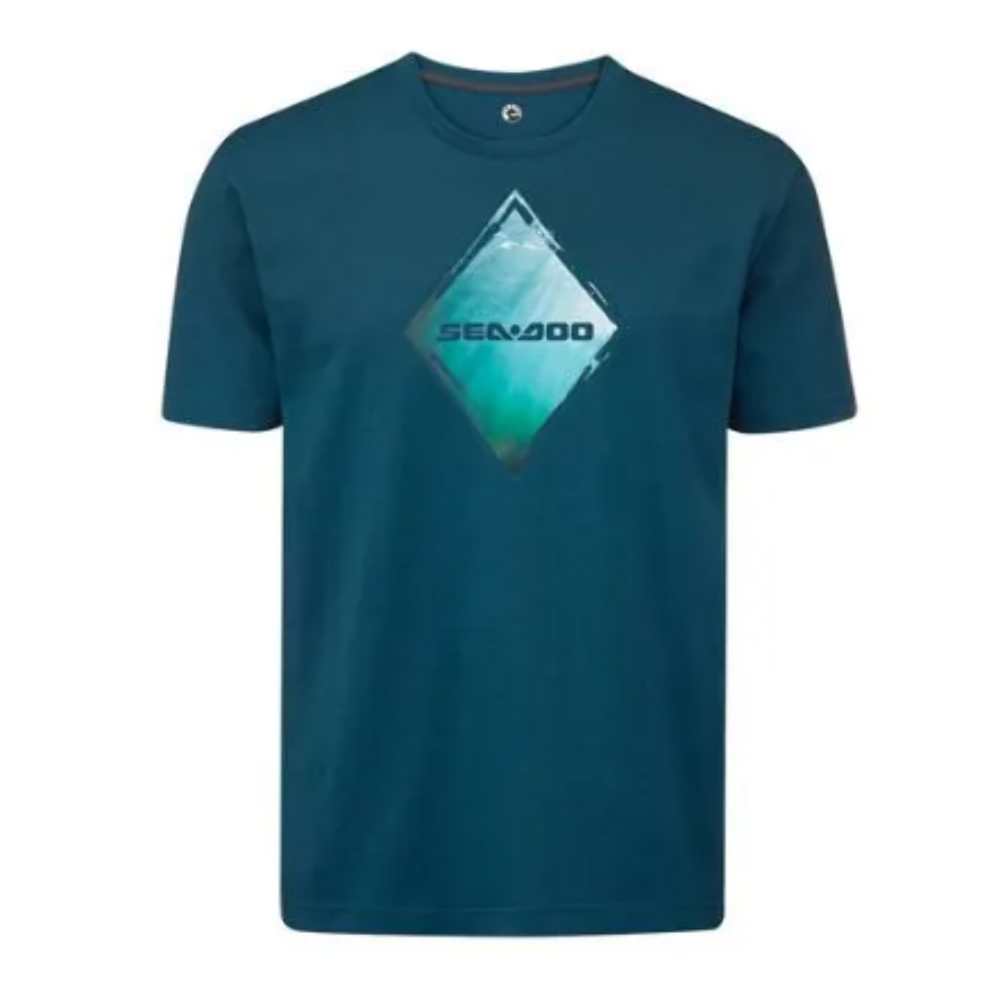 SEA-DOO MENS DIAMOND TEE SHIRT BLUE SMALL 4542120480