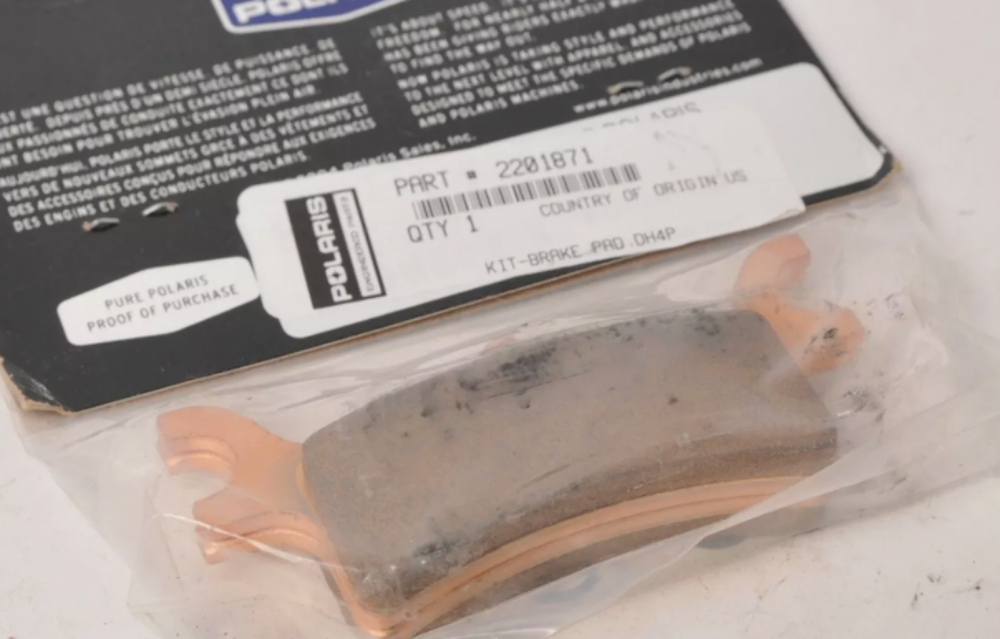 Genuine Polaris Brake Pad Set Kit 2201871 DH4P - Rear Magnum Xpedition Series 10