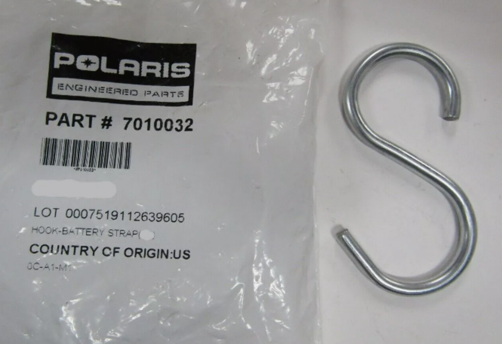Polaris 7010032 Battery Strap Hook 1985-2019 Hawkeye 325 450 SP RZR Sportsman