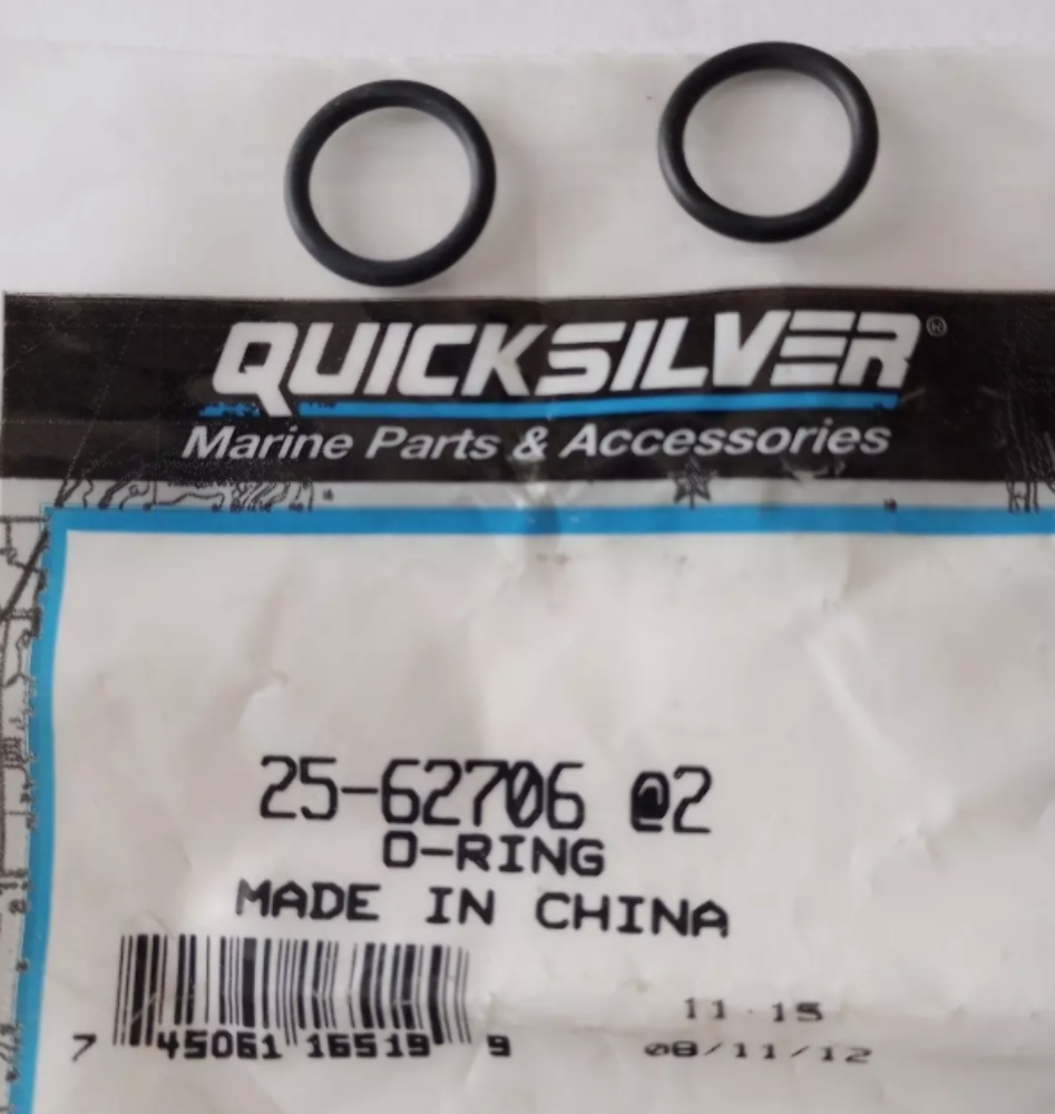 Genuine Mercury Quicksilver 25-62706 O-Ring OEM New QTY-2