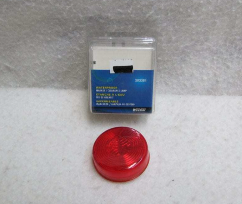 WESBAR ROUND RED 2" SIDEMARKER CLEARANCE LIGHT 203381