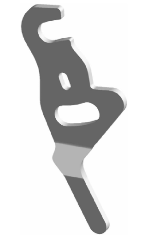 Polaris ATV Lever Bracket, Left, Genuine OEM Part 5254314, Qty 1