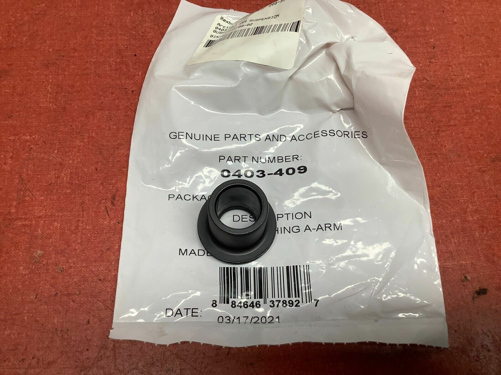 Arctic Cat A-Arm Bushing, 0403-409 NEW NOS OEM ATV 400 500 650 700 QTY 2