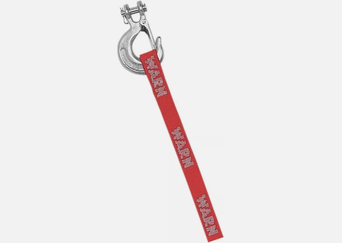 Warn ATV Hook and Strap Hook W/ Strap, Red 61-1219, 39557
