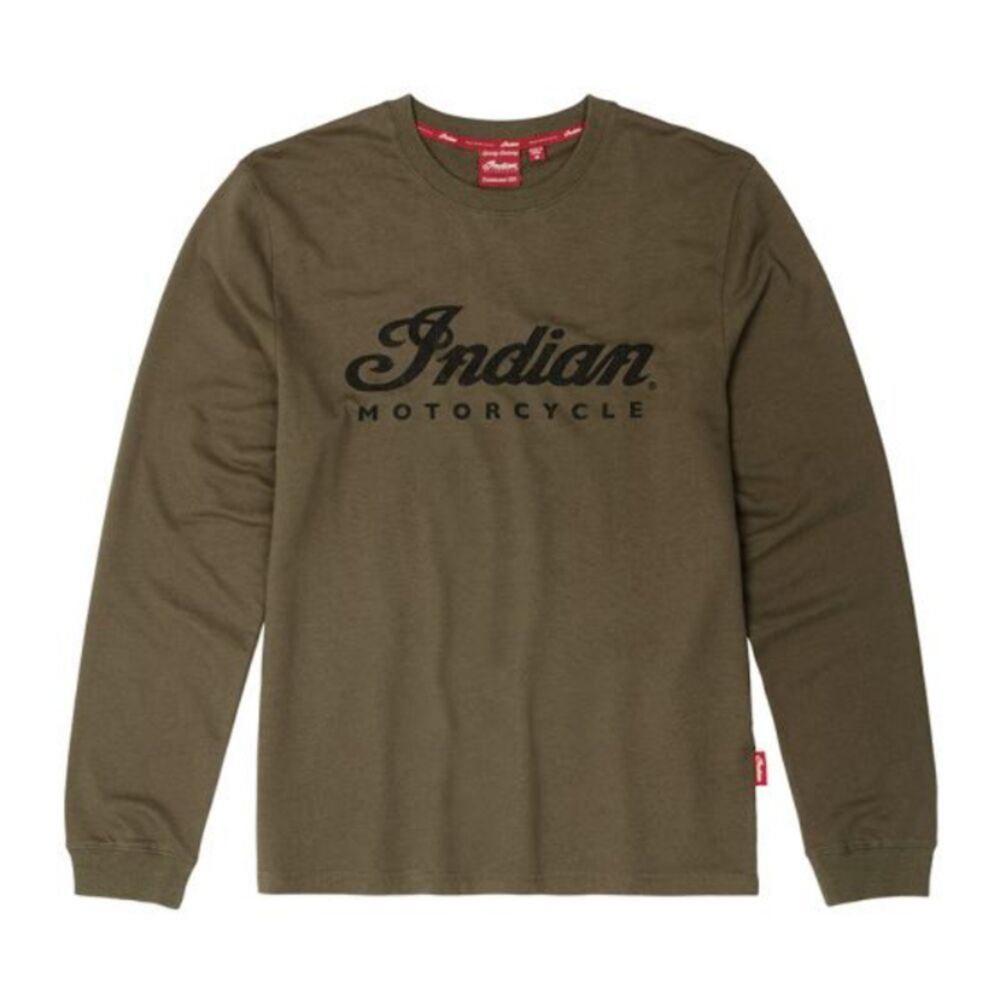 Polaris Indian Motorcycle MW LOOPBACK SCRIPT LS TEE SHIRT 3XL 286289414