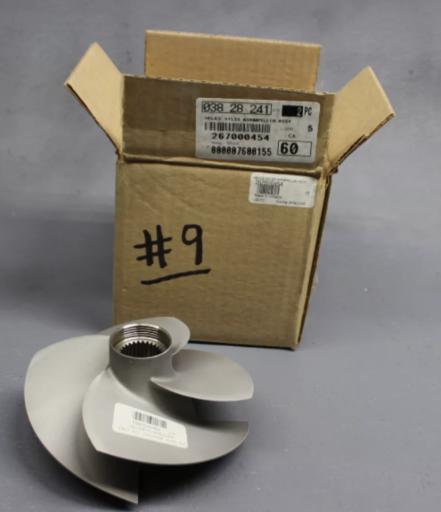 NOS OEM SKI-DOO BRP IMPELLER ASSY HELICE STAINLESS STEEL 267000454