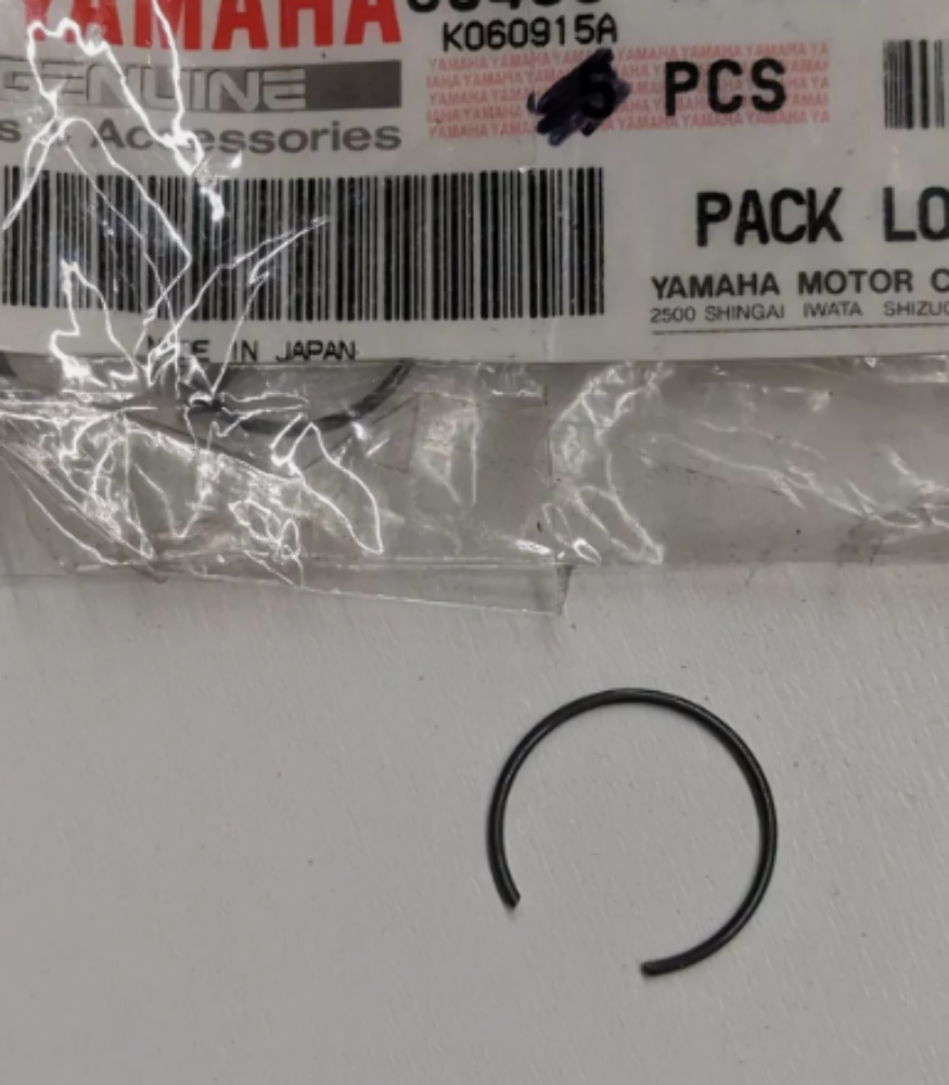 NOS YAMAHA T125G 1980, CIRCLIP, INNER, #93450-17044-00 BAG OF 21