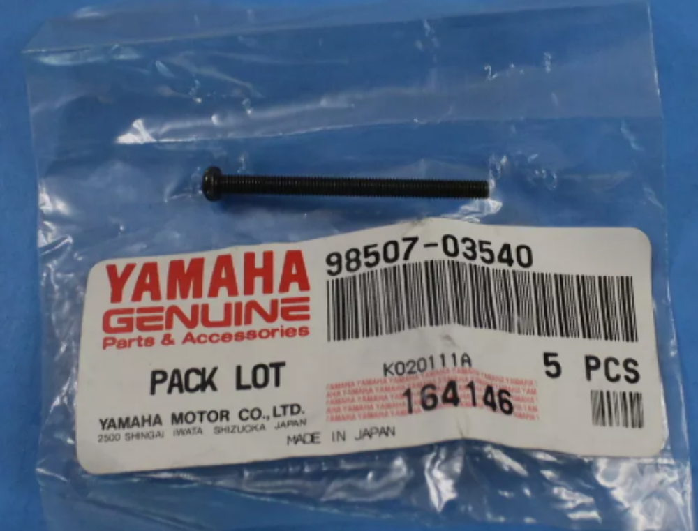 NOS Yamaha OEM Screws Banshee 350 Rhino Big Bears 98507-03540