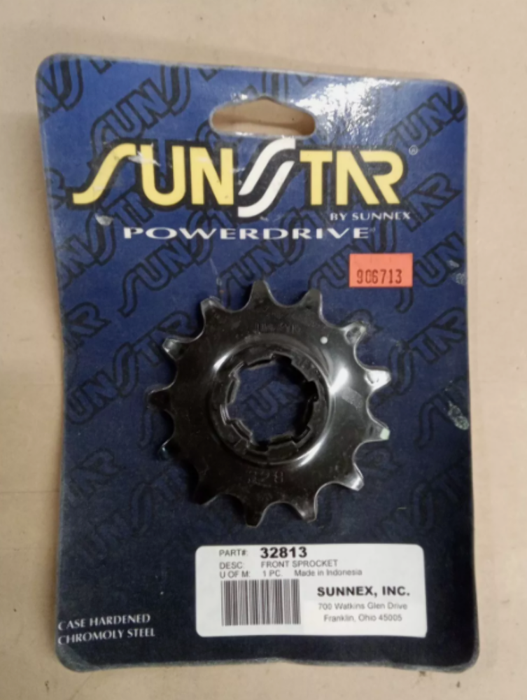 SUNSTAR OEM SUZUKI RM465 RM500 SUNSTAR FRONT COUNTERSHAFT SPROCKET 13T 32813