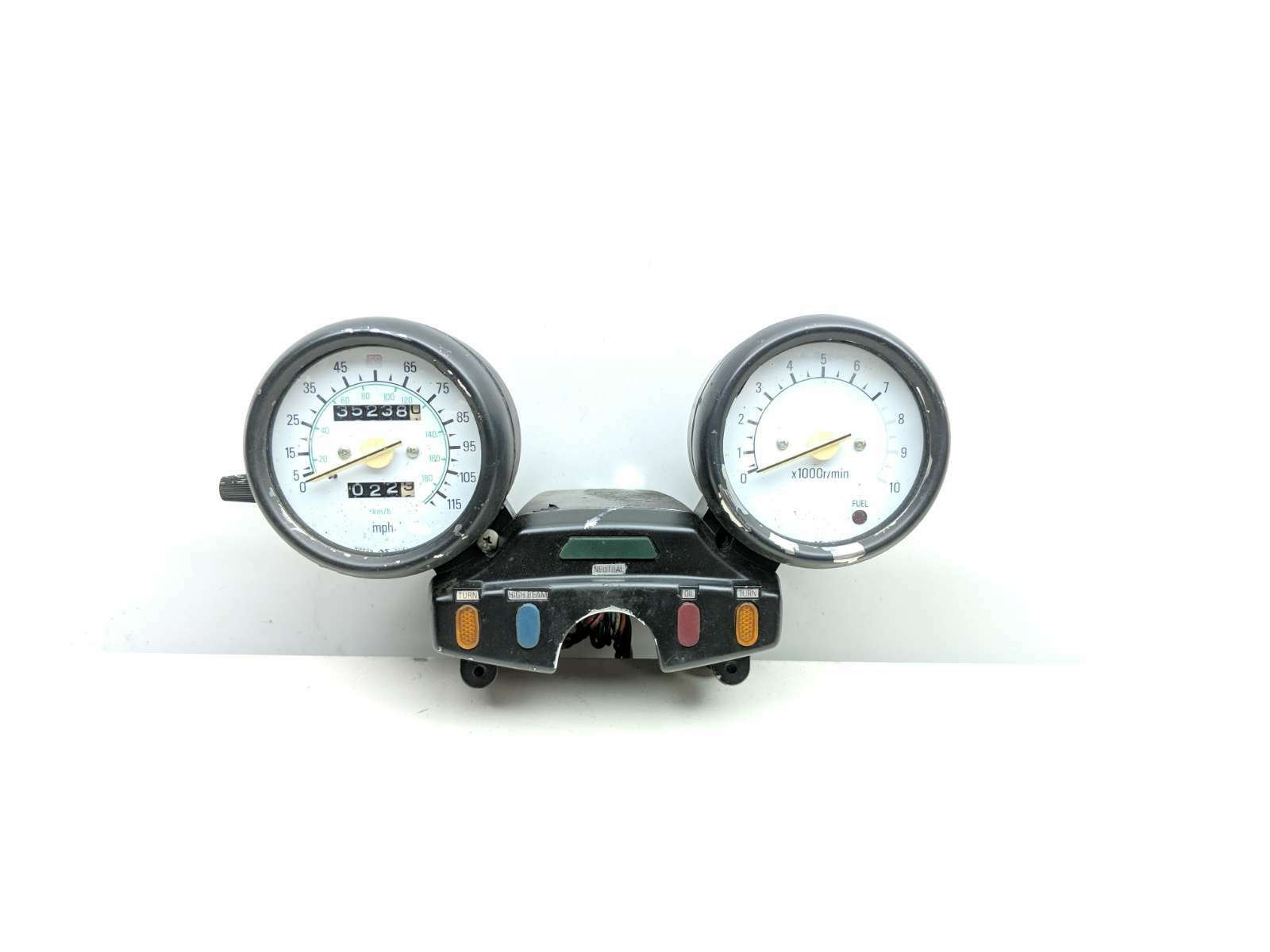 86 Yamaha Virago XV 750 Gauge Cluster Speedometer Tachometer
