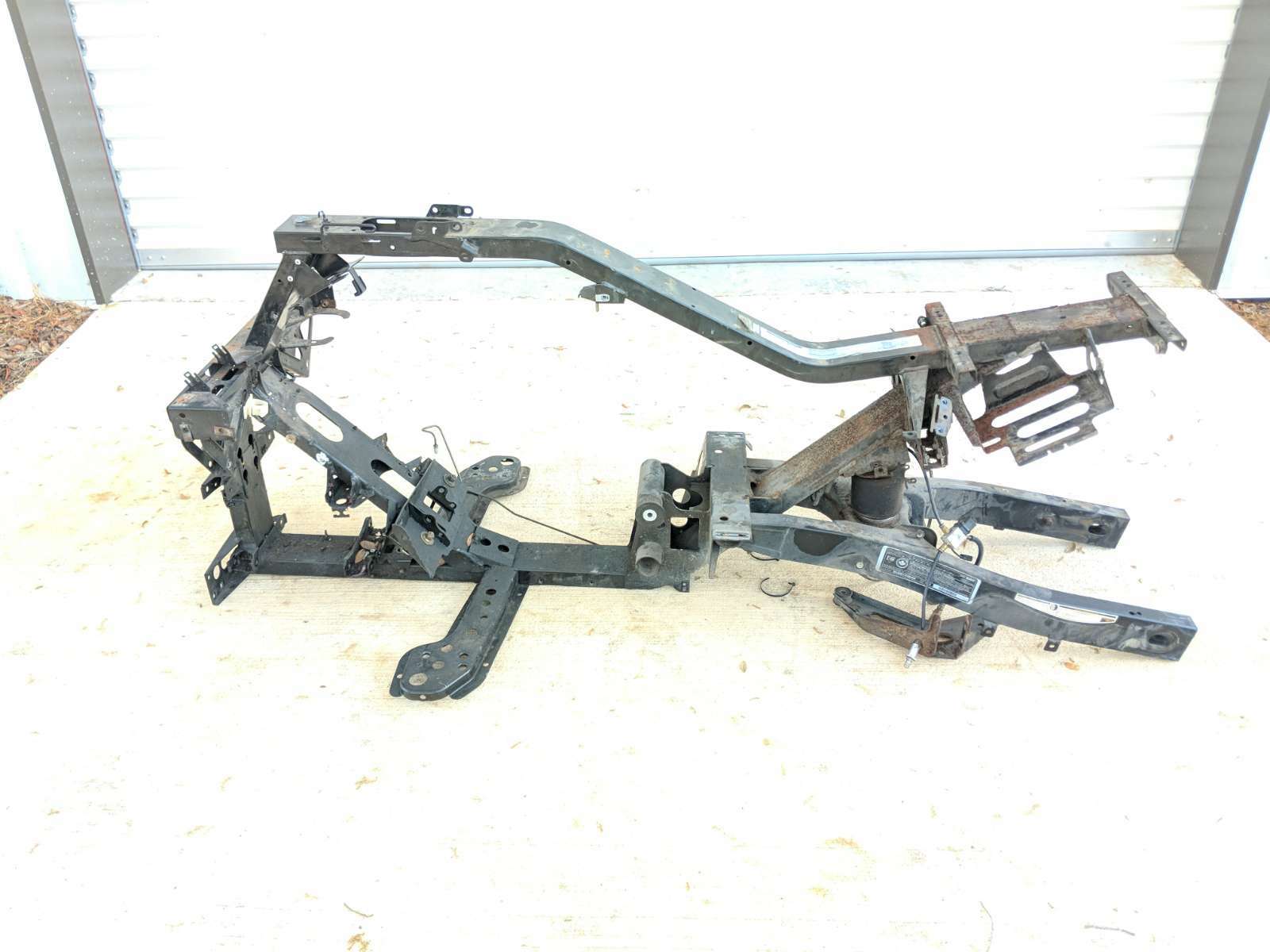 12 Can Am Spyder RT-S SE5 Main Frame Chassic STRAIGHT CLN w/ Swingarm