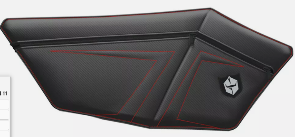 Pro Armor Stock Door Knee Pads With Storage Polaris RZR Pro XP / 4 P199Y322RD