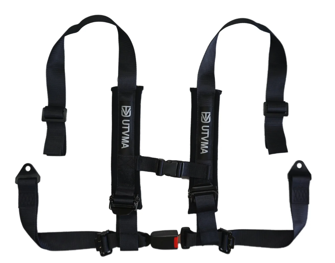 17 Polaris RZR XP4 XP 4 Turbo UTVMA 4 2" Point Safety Harness Belts UT-2I4PHAB-1