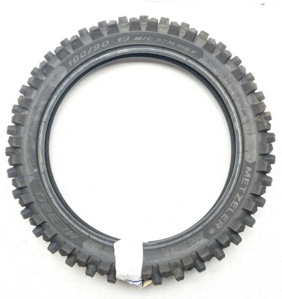METZELER MC360 MID SOFT REAR TIRE 100/90-19 57M (DOT 2218) 0313-0613