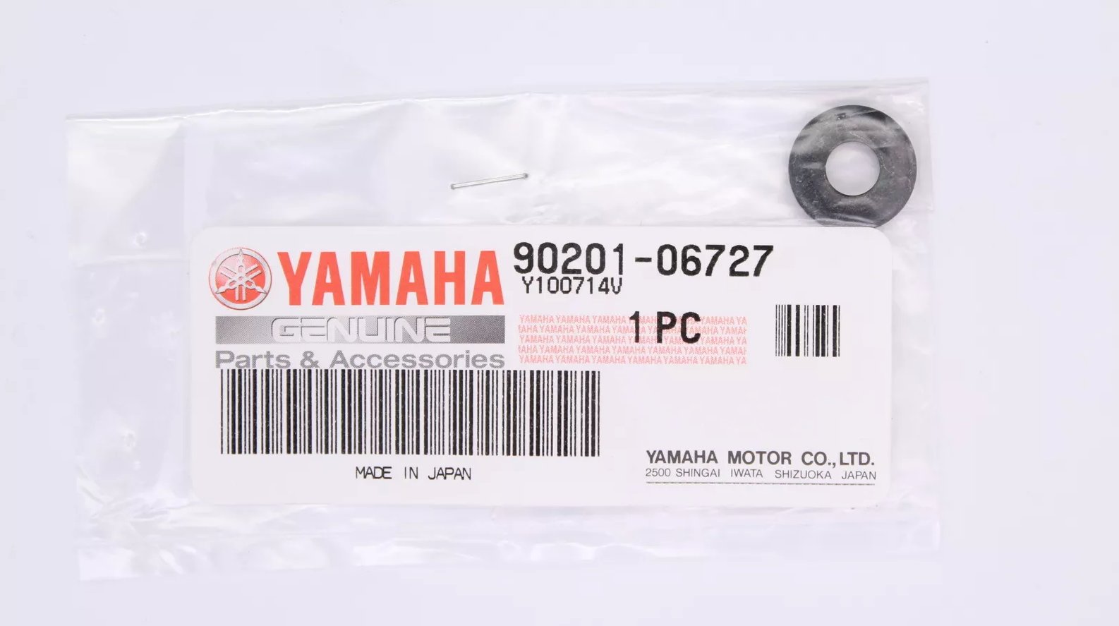 Genuine Yamaha Plate Washer Part Number - 90201-06727