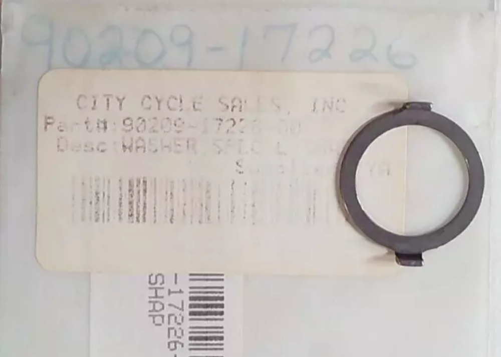 NOS YAMAHA WASHER 90209-17226 NEW OEM