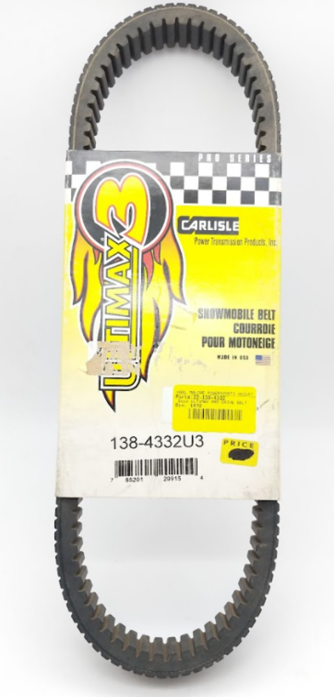 ULTIMAX 3 SNOWMOBILE DRIVE BELT 144-4353U3