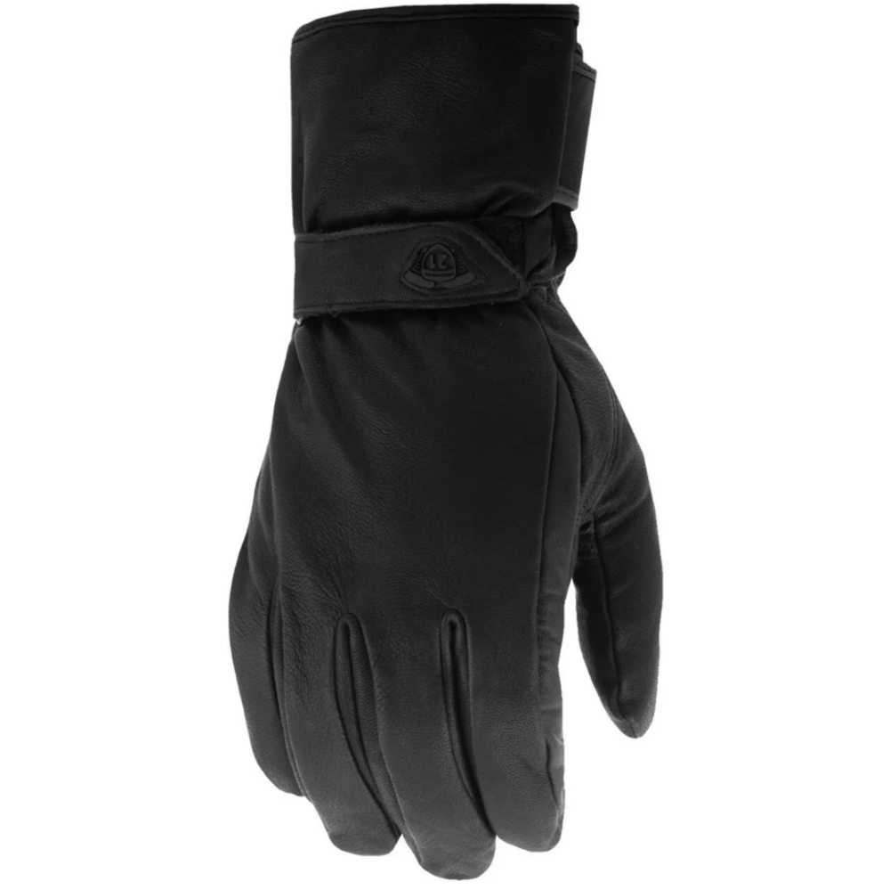 HIGHWAY 21 GRANITE LEATHER GLOVES, BLACK X-LARGE 489-0020X