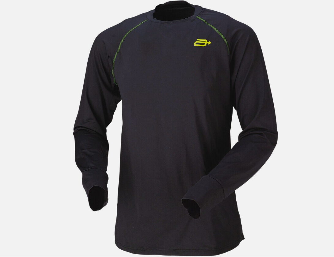 ARCTIVA REGULATOR MEN'S BASE LAYER SHIRT BLACK SIZE X-LARGE 3150-0219