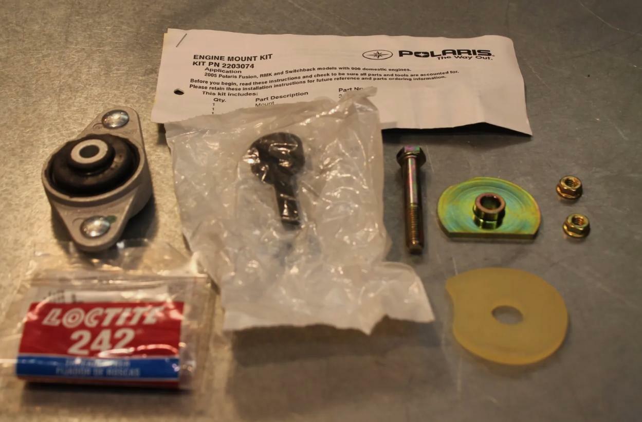 NEW OEM Polaris Engine Mount Kit Snowmobile 2203074 NOS