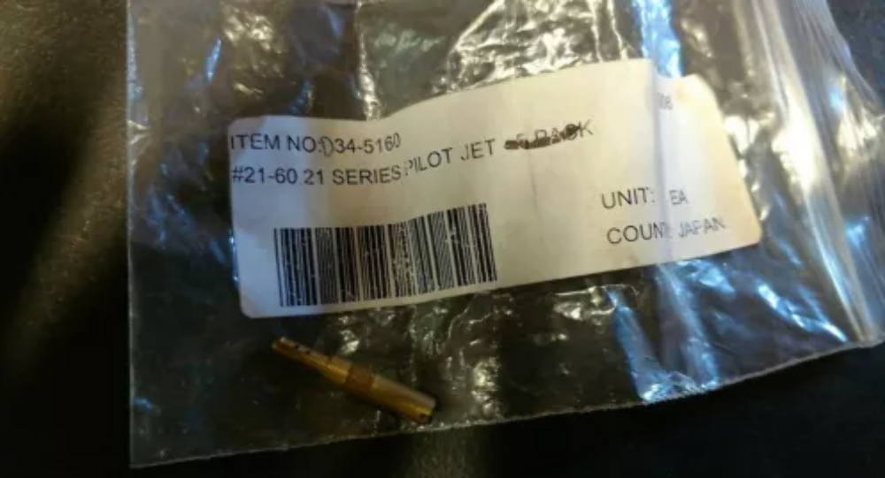 DG Performance 34-5160 Keihin Pilot Jets - 21 Series, Size 38