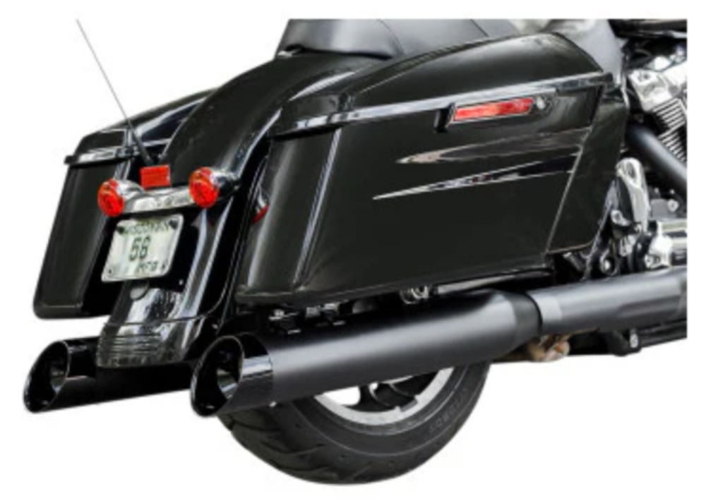 S&S Cycle 550-1010 4-1/2" Black MK45 Cutlass Mufflers 17-22 HD MODELS 1801-1493