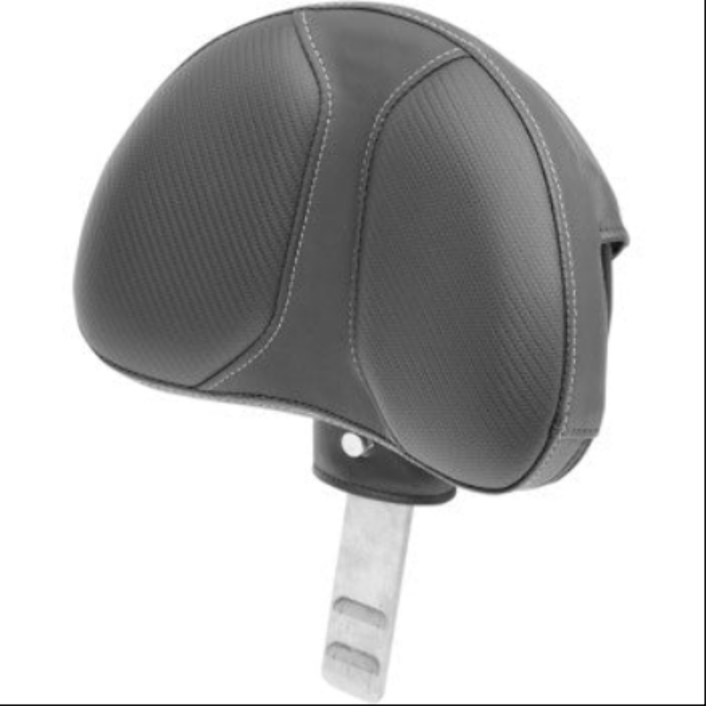 SADDLEMEN DOMINATOR BACKREST PAD BLACK 04-20 HARLEY DAVIDSON MODELS 0801-0805
