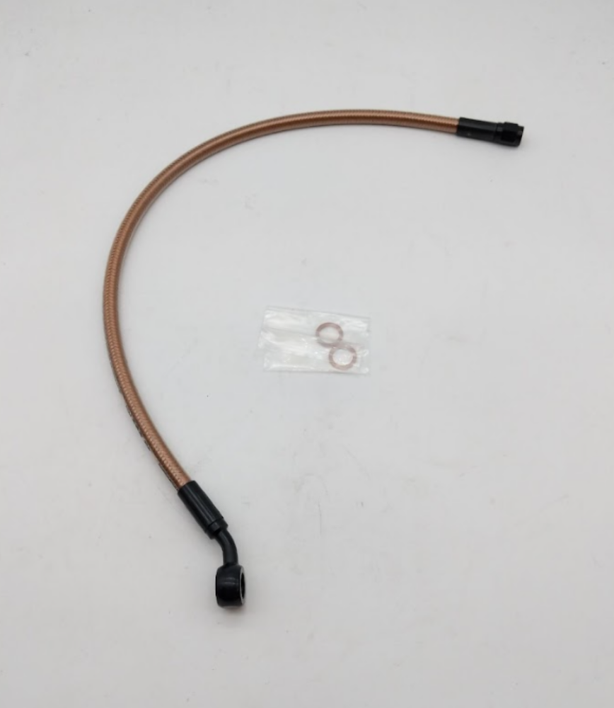 MAGNUM Copper Canyon 18" Designer ABS Upper DOT Brake Line 35 10mm HD AS67118B