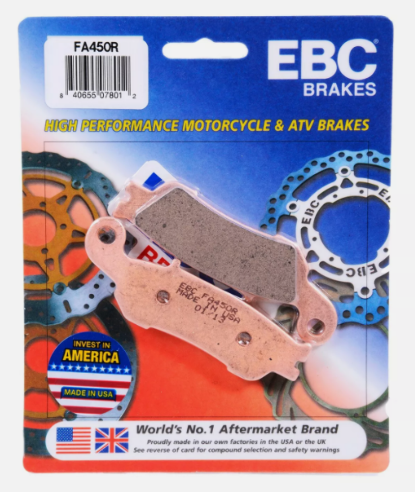 EBC FA450R R Series Front Brake Pads 2007-2015 Yamaha YZ250F