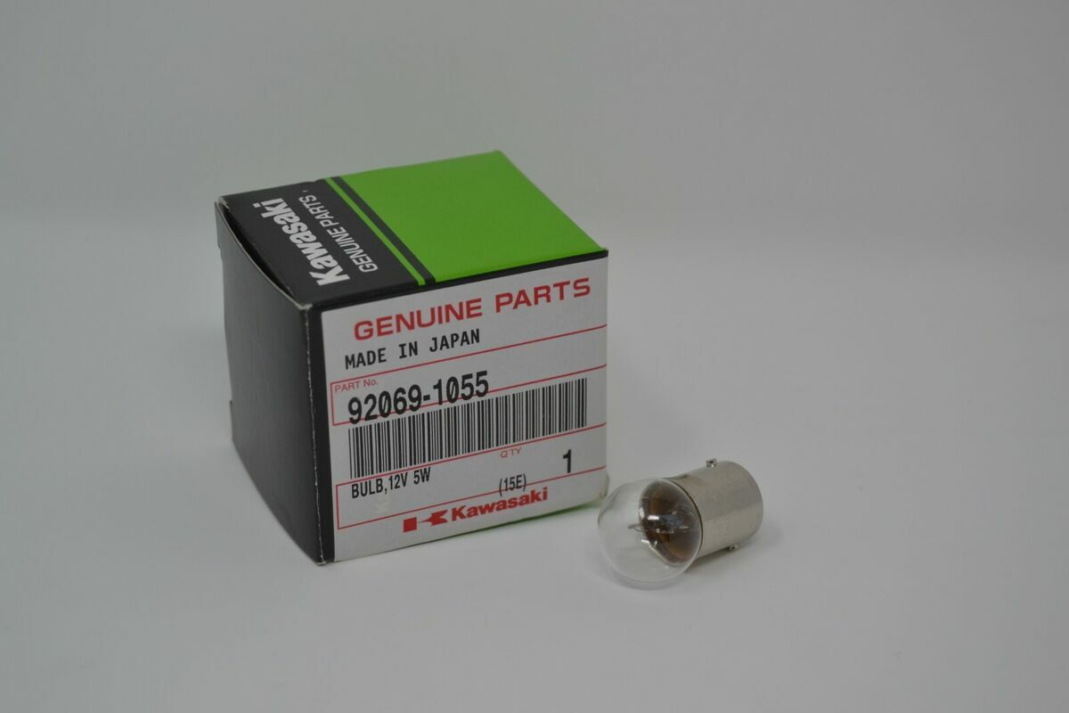QTY 2 | NEW Kawasaki 12v 5w License Bulb OEM 92069-1055 - Sun
