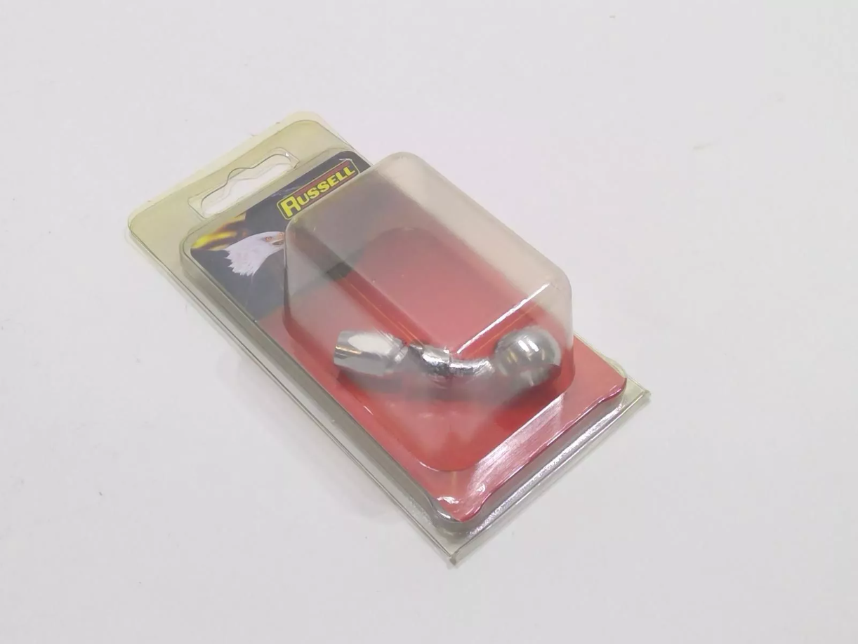 Russell 10mm 35 Degree Banjo Brake Line Chrome 4391C