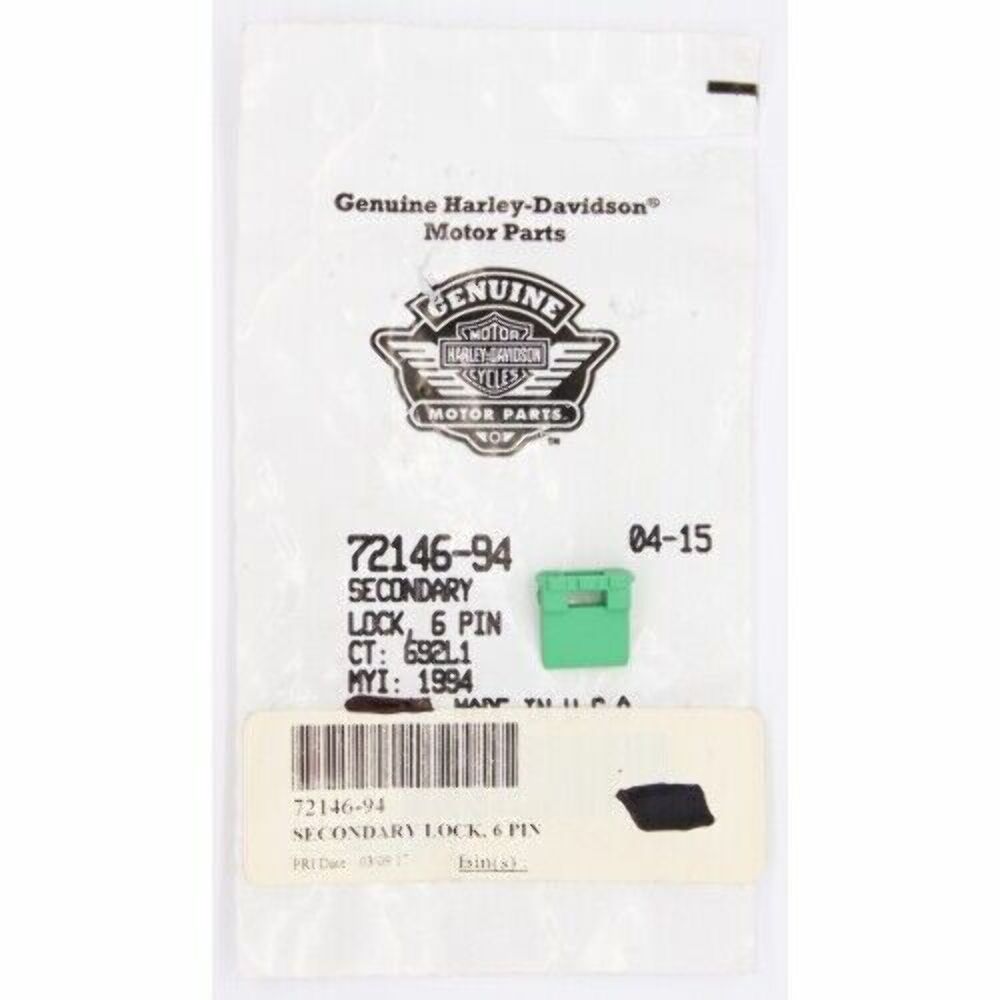 QTY 4 | 1994-2024 Harley-Davidson 6-Pin Secondary Lock Connector