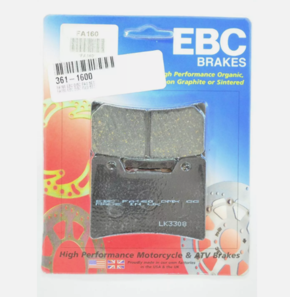 NEW EBC Brakes Front Brake Pads FA160 Yamaha FZR600 FZR1000 NEW