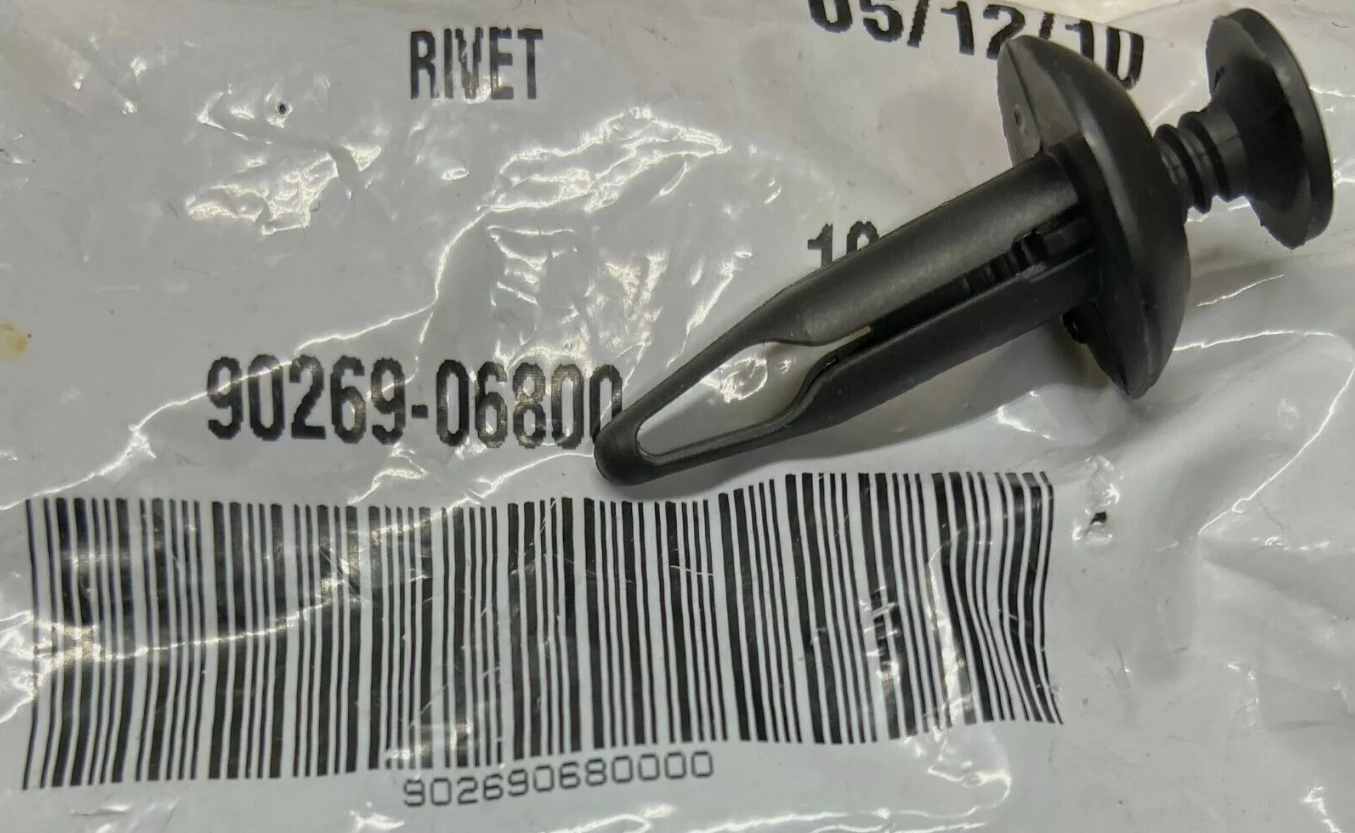 Yamaha Rhino, Grizzly, Wolverine NOS Rivet 90269-06800