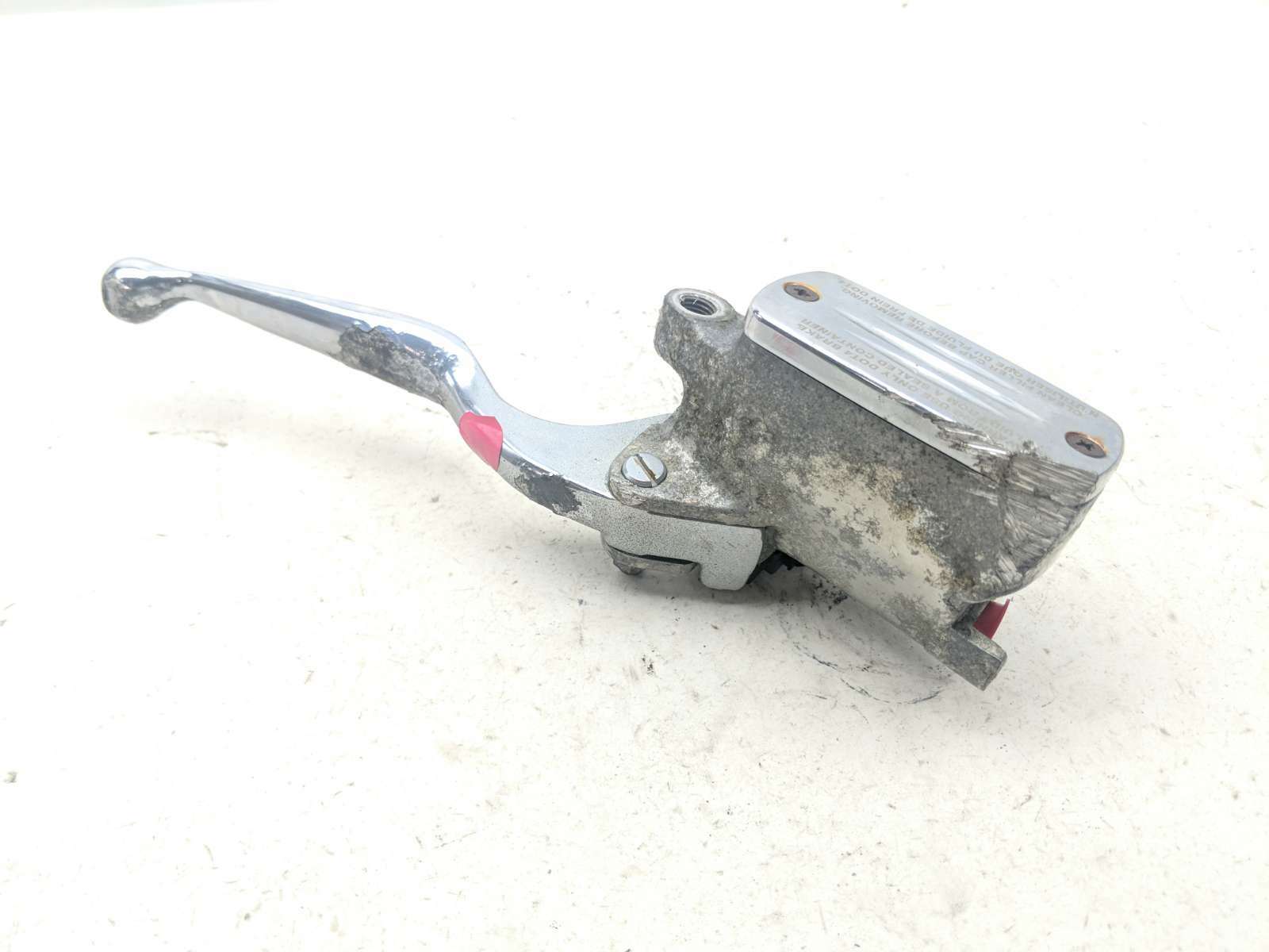 03 Honda VTX 1800 R Right Front Brake Master Cylinder Chrome w/ Lever