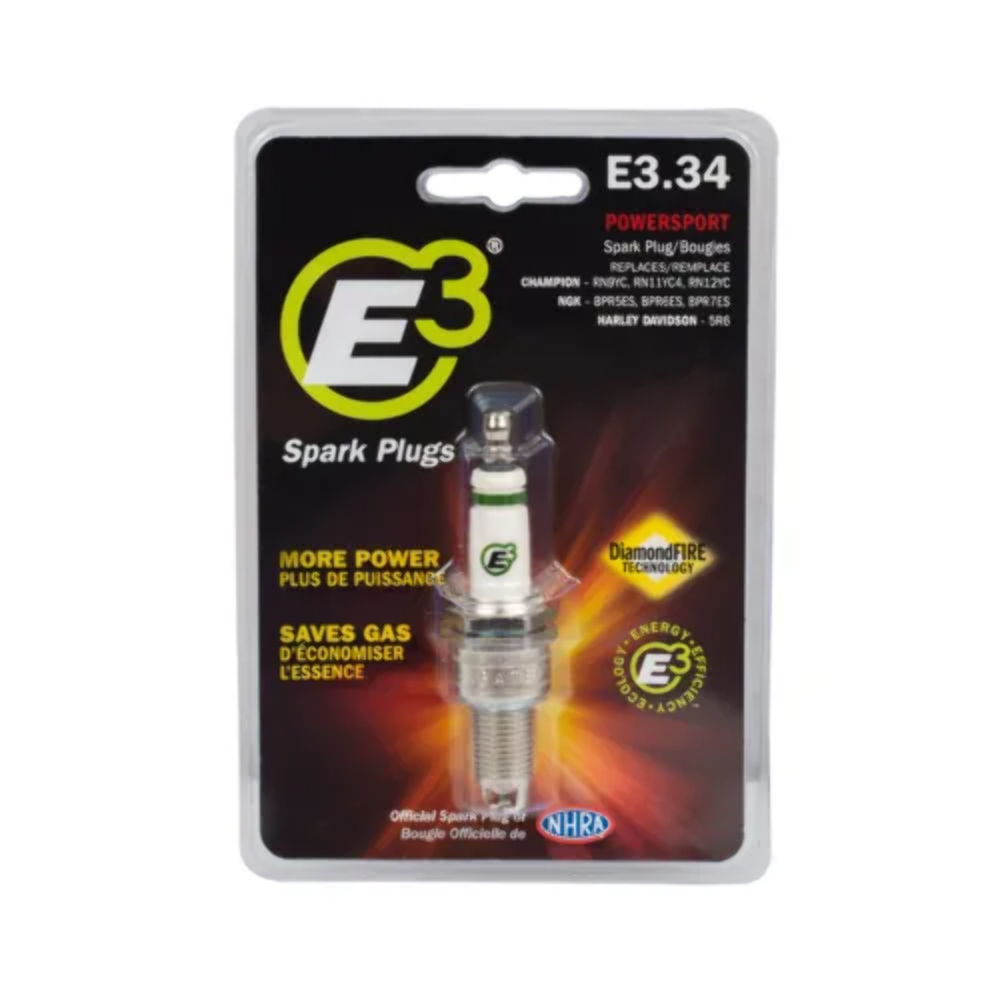 E3 E3.34 Spark Plug DiamondFire Powersport 14mm Gasket Seat PWC/Snowmobile QTY2
