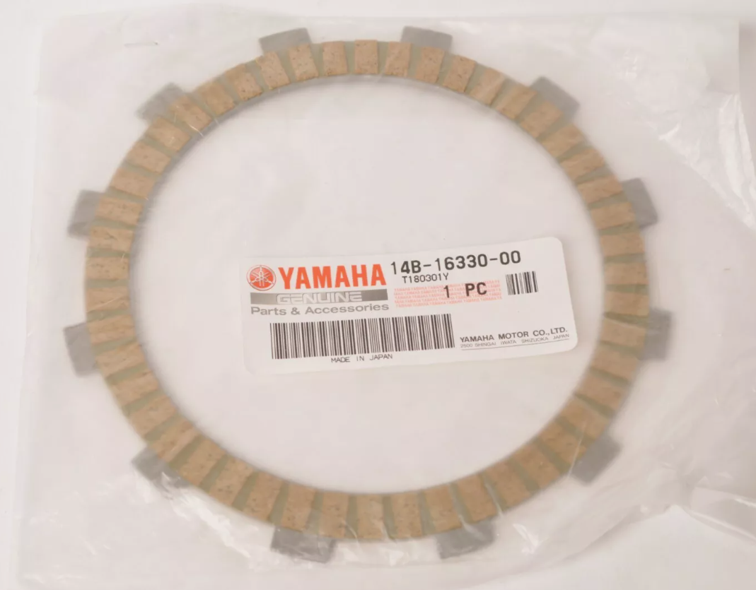 YAMAHA YZF R1 2009-2013 NEW GENUINE PLATE FRICTION 2 CLUTCH DISC 14B-16330-00