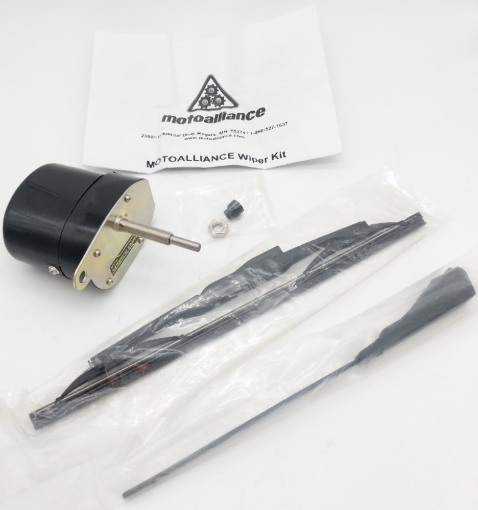 MotoAlliance 12" UTV Wiper Kit 810541024362 MH MISSING HARDWARE SEE PICTURE