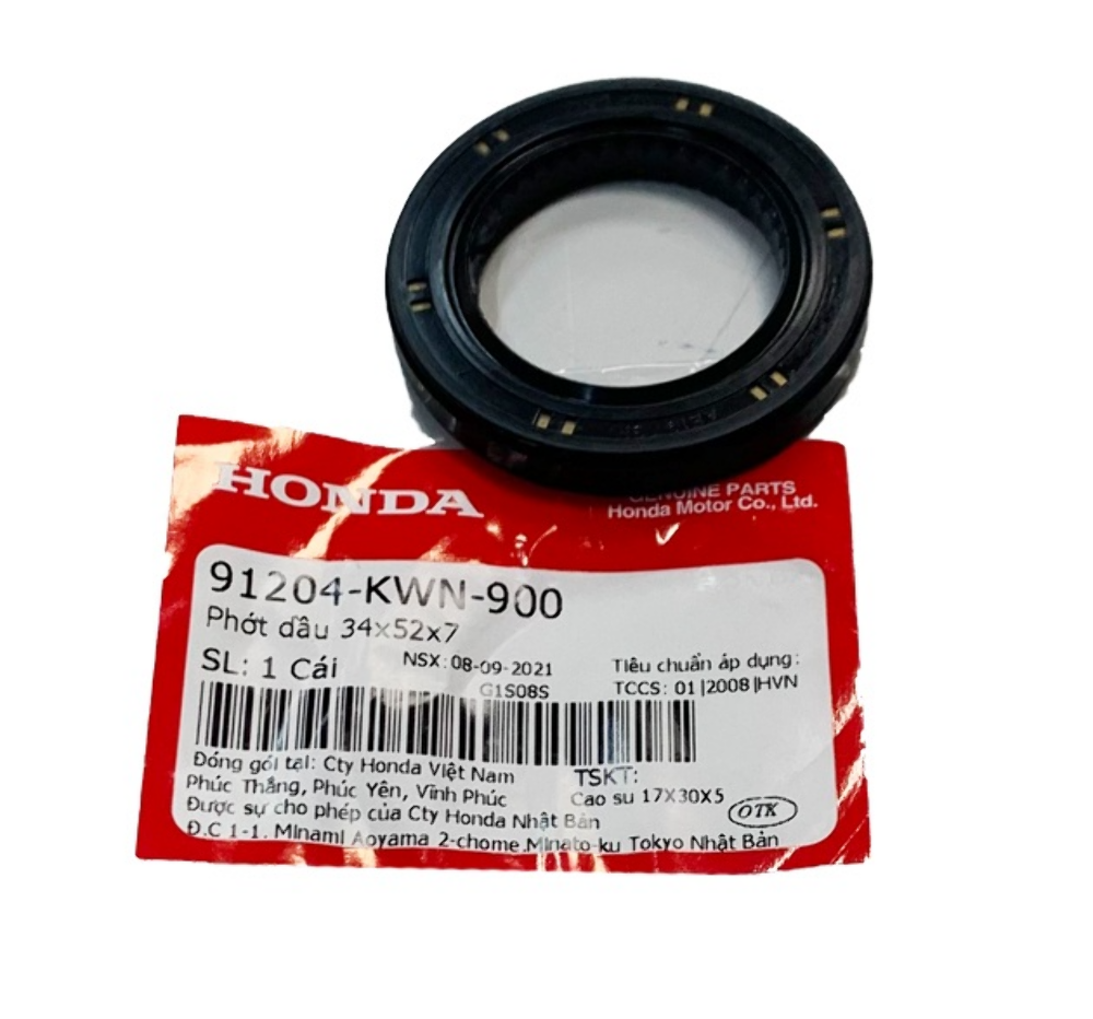 HONDA NEW OEM OIL SEAL 34X52X7 91204-KWN-900