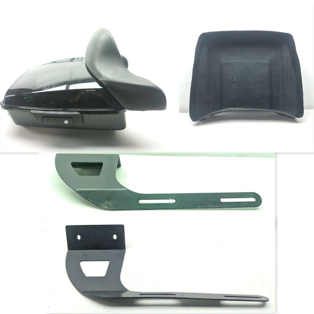 11 Kawasaki Vulcan 1700 Vaquero Rear Trunk TourPak Passenger Back Rest Sissy Bar