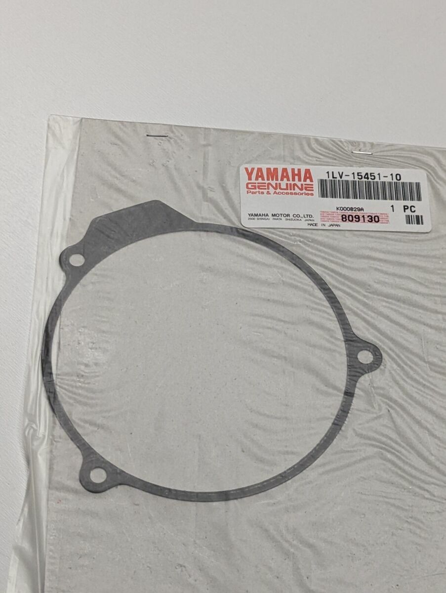 NOS Yamaha OEM Crank Case Cover Gasket 1986-1993 YZ490 WR500 1LV-15451-10
