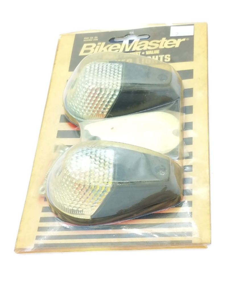 Bike Master Universal Marker Light Rainbow Lens Amber Bulb Black Shell 26-1387
